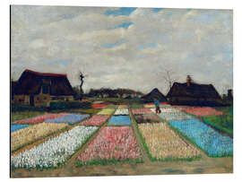 Aluminium print Bulb Fields in Holland, 1883