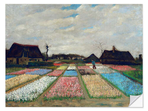 Sisustustarra Bulb Fields in Holland, 1883