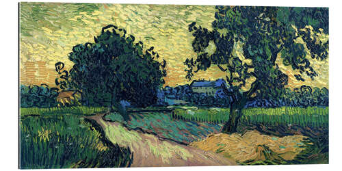 Gallery print Field with Trees, the Chateau of Auvers