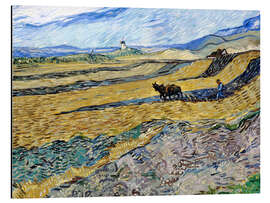 Magnettafel Acker mit Pflüger