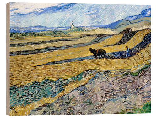 Trebilde Enclosed Field with Ploughman