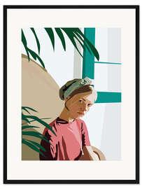 Gerahmter Kunstdruck Großstadt-Dschungel