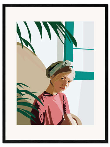 Stampa artistica con cornice Urban Jungle