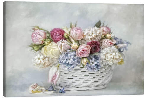 Lærredsbillede a basket full of spring