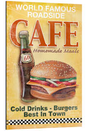 Magnettafel Cafe Roadside