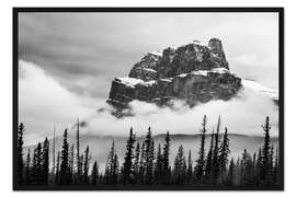 Gerahmter Kunstdruck Castle Mountain