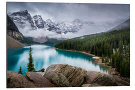 Aluminium print Moraine Lake