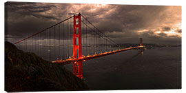 Tableau sur toile  Golden Gate mystical brown - Michael Rucker