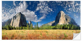 Naklejka na ścianę Yosemite Valley - El Capitan