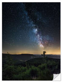 Sisustustarra Milky Way over Black Forest