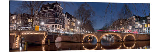 Alumiinitaulu Amsterdam canal panorama