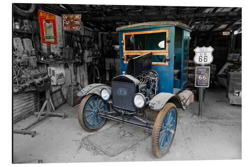 Aluminiumsbilde Route66 Old Ford TT