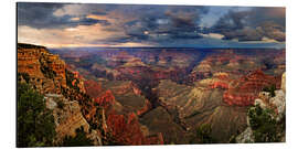 Aluminium print Grand Canyon View