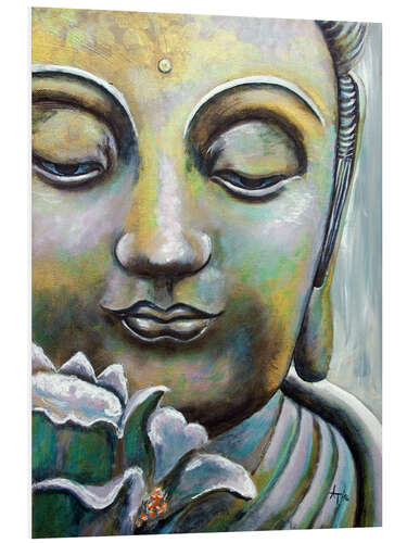 Foam board print buddha