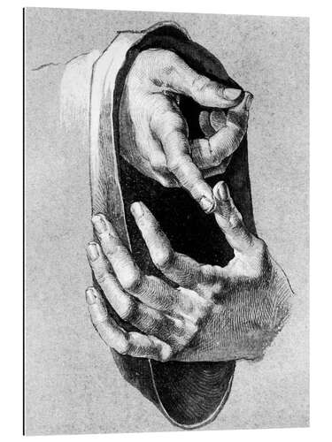 Galleritryck Study of hands