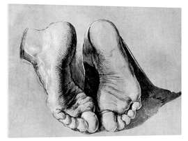 Foam board print Feet of an apostle