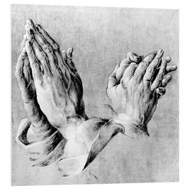 Foam board print Hands of the Pope and an apostle