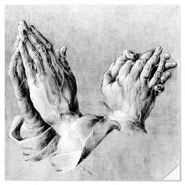 Naklejka na ścianę Hands of the Pope and an apostle