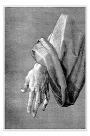 Tableau  Left hand of an apostle - Albrecht Dürer