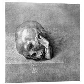 Magnettafel Totenschädel