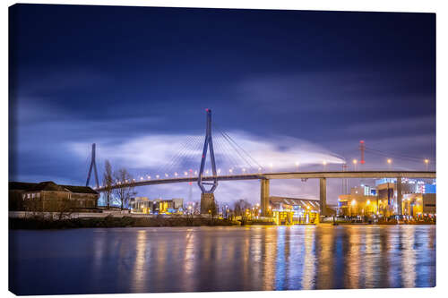 Leinwandbild Köhlbrandbrücke II