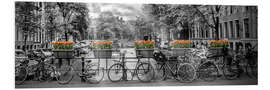 Cuadro de PVC Panorama de Herengracht, AMSTERDAM