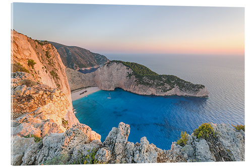 Acrylic print Navagio Shipwreck Beach, Zakynthos