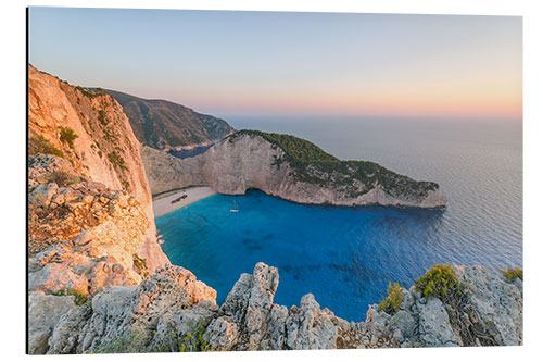 Aluminium print Navagio Shipwreck Beach, Zakynthos