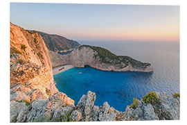 Foam board print Navagio Shipwreck Beach, Zakynthos