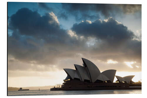 Tableau en aluminium Opéra de Sydney au lever du soleil, Australie