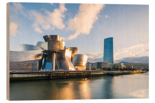 Cuadro de madera Museo Guggenheim de Bilbao