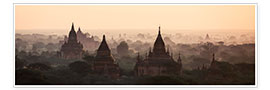 Poster  Panorama de Bagan, Myanmar - Matteo Colombo