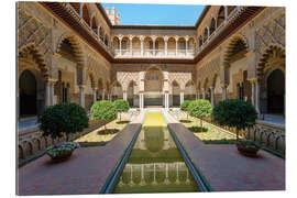 Gallery print Court of the virgins in the Alcazar