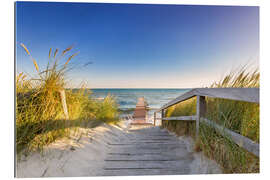 Gallery print Pier into the ocean Baltic