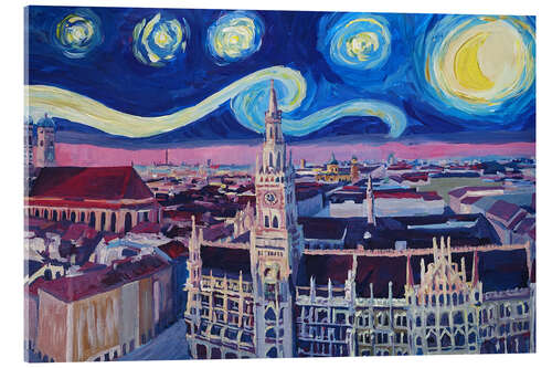 Quadro em acrílico Starry Night in Munich