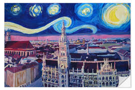 Sisustustarra Starry Night in Munich
