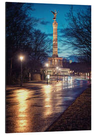 Magnettafel Siegessäule Blaue Stunde