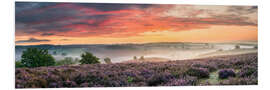 Quadro em PVC Panorama perfect sunrise heath