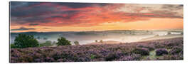 Quadro em plexi-alumínio Panorama perfect sunrise heath