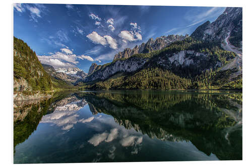 Foam board print Lake Gosau - Austria