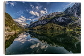 Holzbild Gosausee - Salzburger Land, Österreich