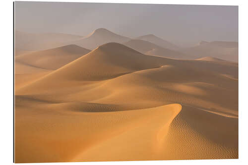 Tableau en plexi-alu Brume dans le désert Rub al Khali