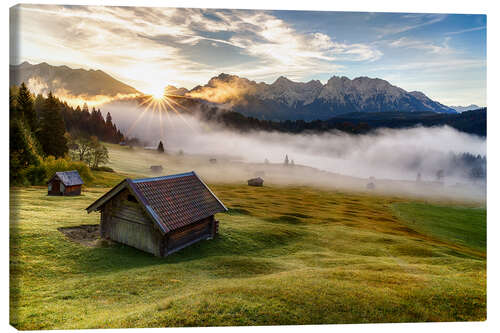 Lerretsbilde Upper Bavrian Sunrise