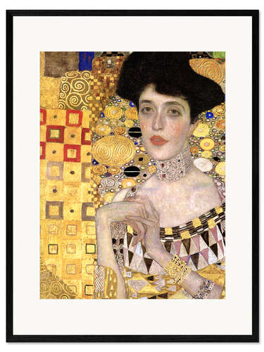 Framed art print Portrait of Adele Bloch-Bauer (detail) I