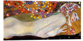 Cuadro de metacrilato  Serpientes de agua II (detalles) II - Gustav Klimt