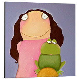 Aluminium print The Frog Princess