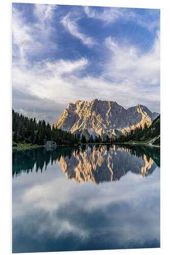 PVC-tavla Lake Seebensee Tyrol, Austria