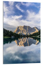 Tableau en plexi-alu Lake Seebensee Tyrol, Austria