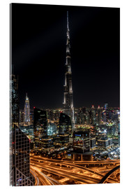Akrylbilde  Dubai Skyline - United Arab Emirates - Achim Thomae