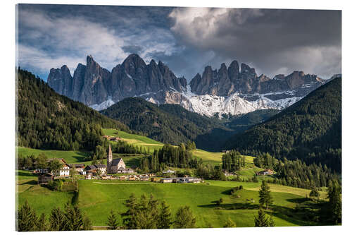 Acrylic print Dolomite Alps, Dolomite Alps - Italy